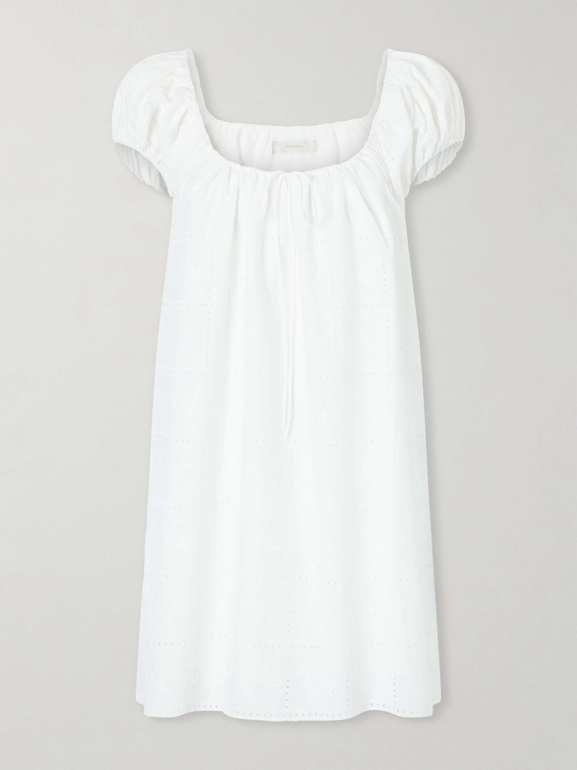 Serafina Broderie Anglaise Mini Dress