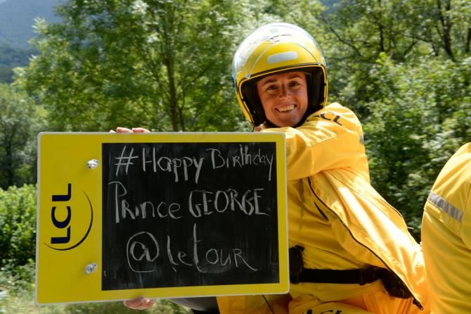 A happy birthday message for baby prince George