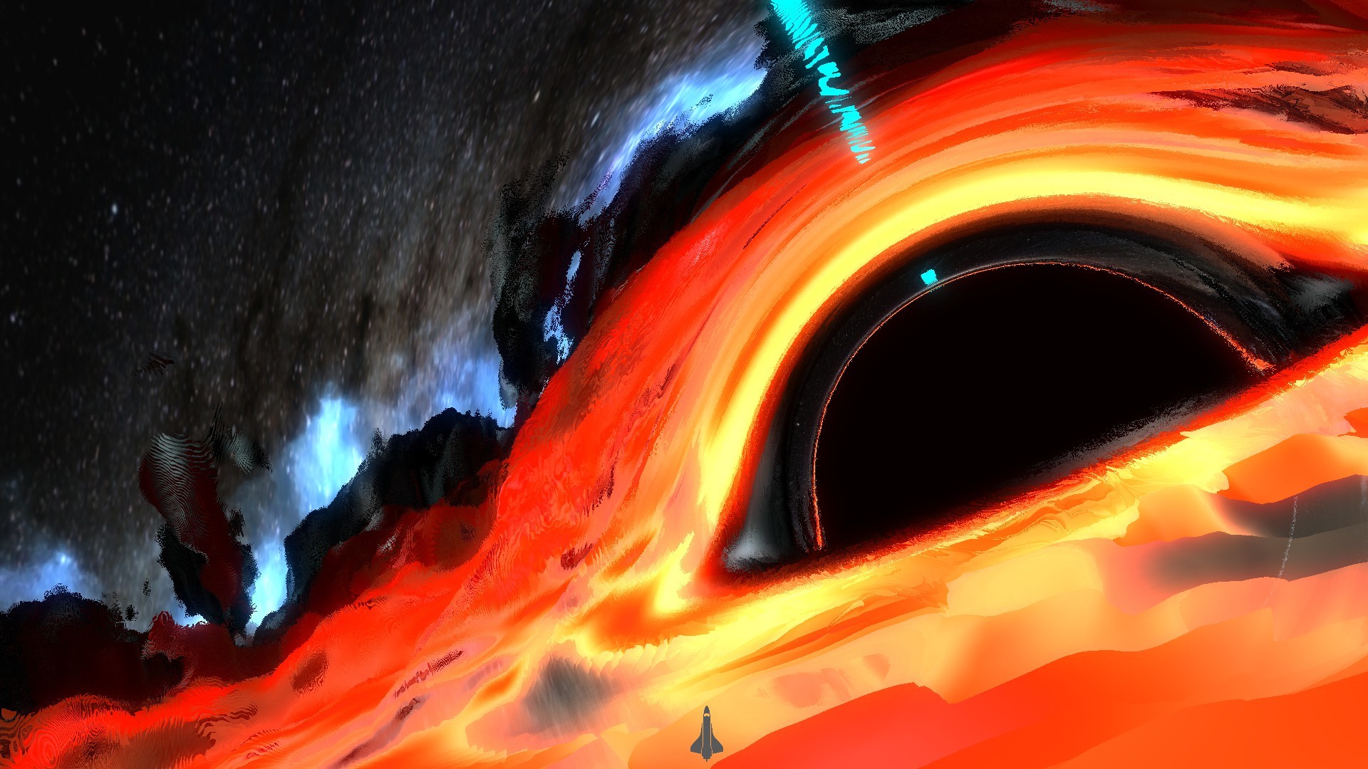 black hole forming