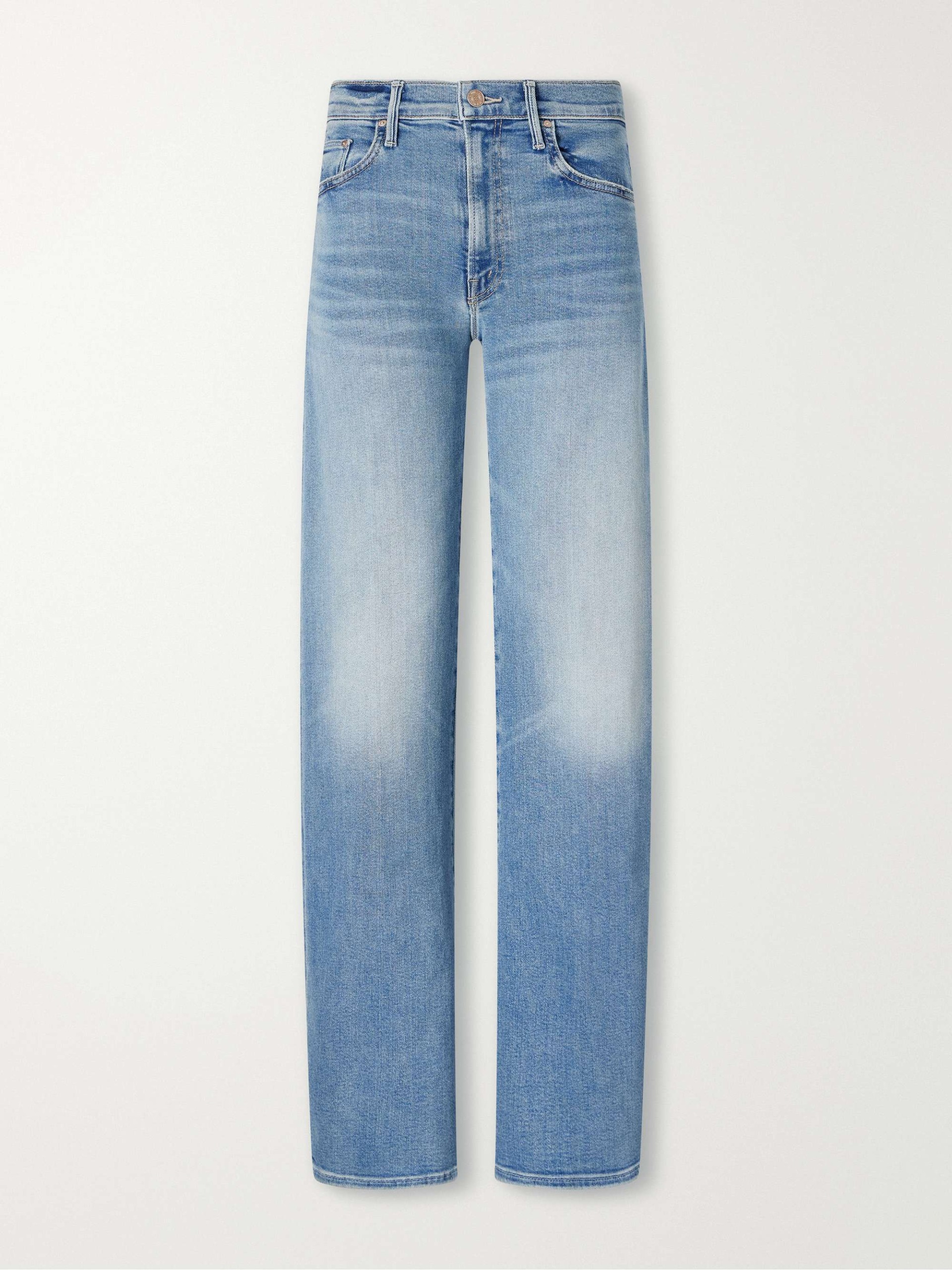 The Lasso Sneak Mid-Rise Wide-Leg Jeans