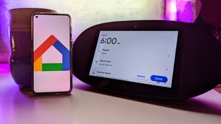 Google Home app and JBL Link View