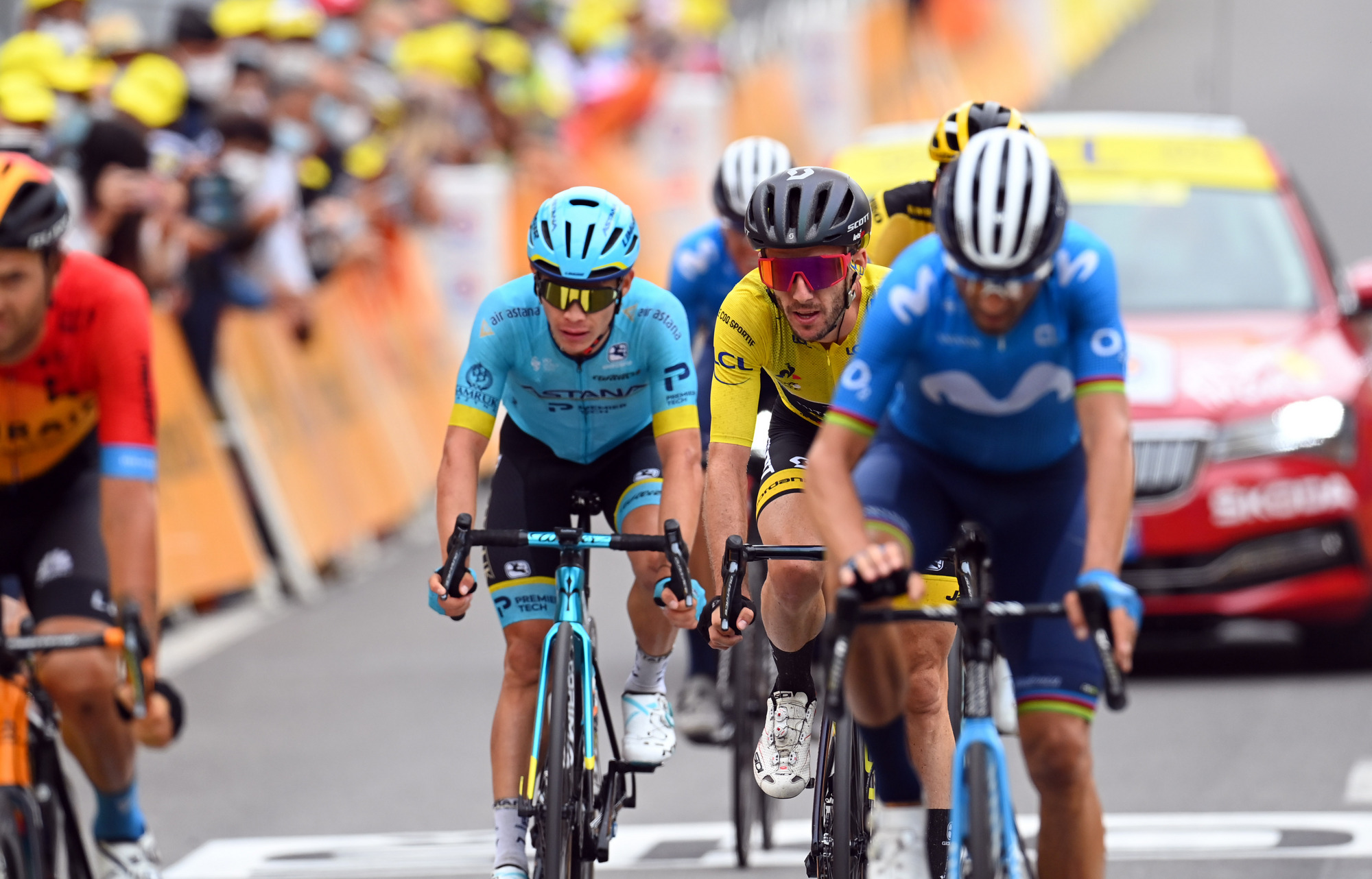 Tour de France: Adam Yates takes yellow jersey after Alaphilippe penalty, Tour de France 2020