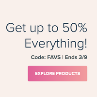 FAVS
Save up to 50% sitewide with the code FAVS