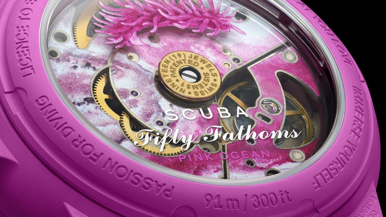 Swatch x Blancpain Fifty Fathoms 'Pink Ocean'