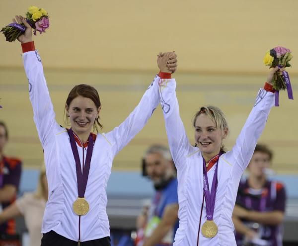 Germany's Kristina Vogel and Miriam Welte