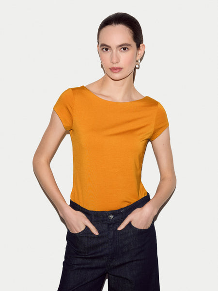 Modal Jersey Top | Orange