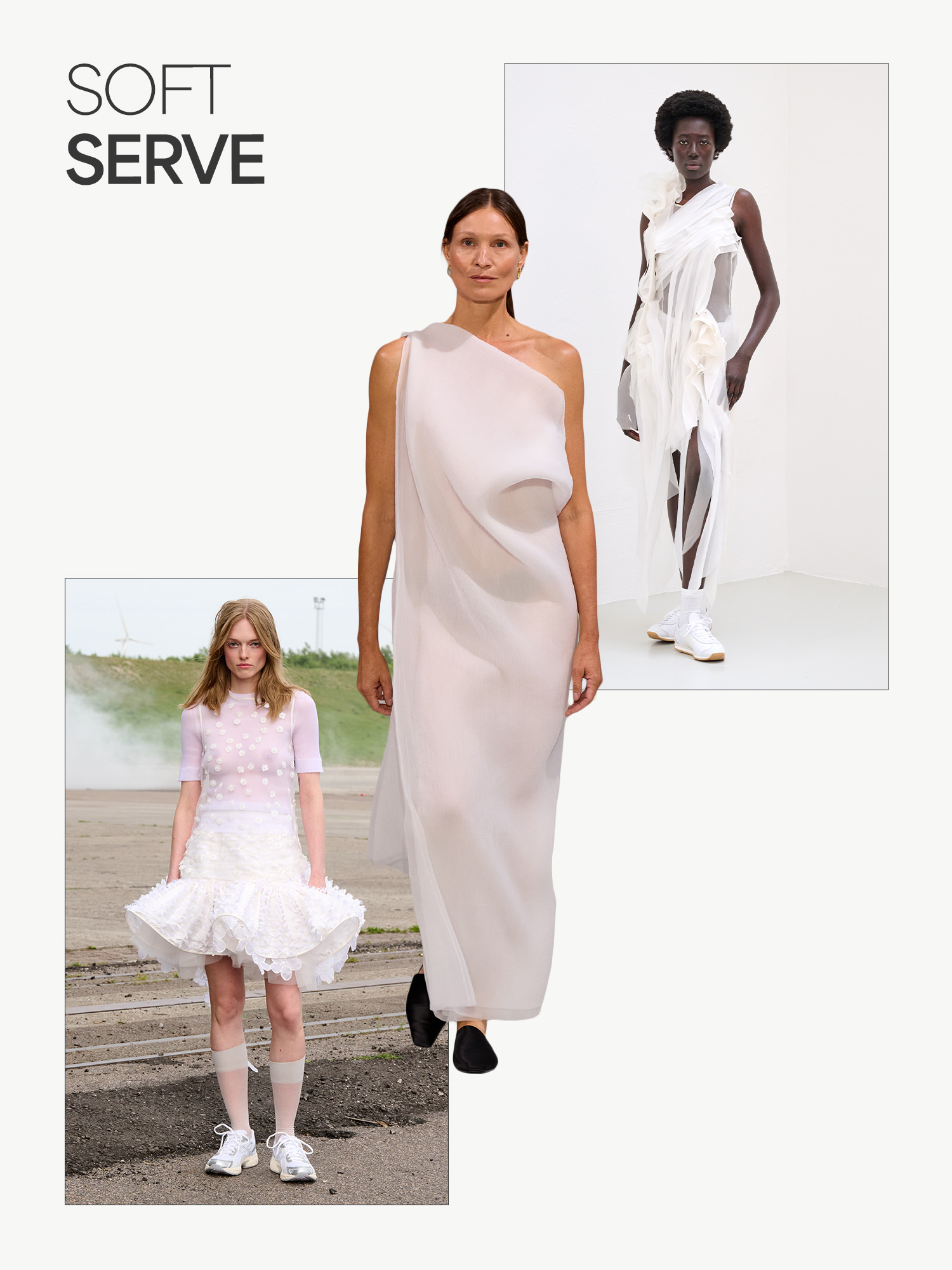 Collage of Copenhagen Fashion Week Spring/Summer 2026 Runway Trends