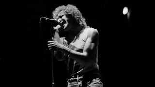 Lou Gramm on stage with Foreigner in 1981