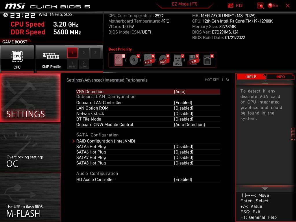 MSI MEG Z690I Unify