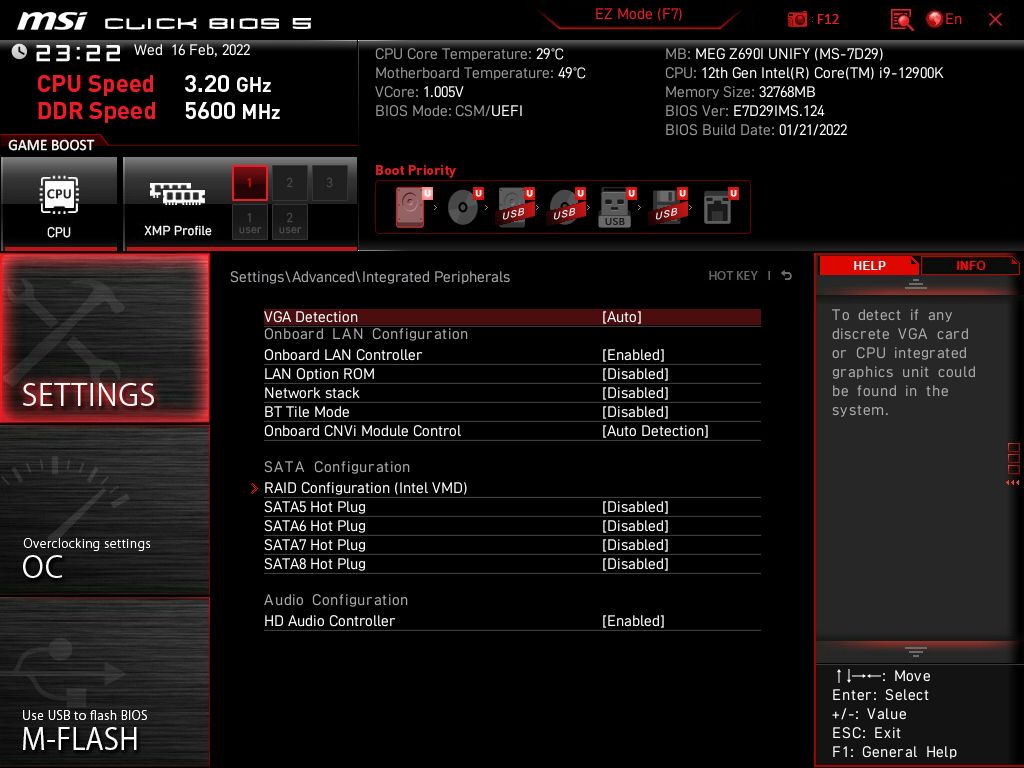 MSI MEG Z690I Unify