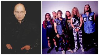Blaze Bayley today, and Iron Maiden in 2000 backstage at a show