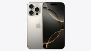 The iPhone 16 Pro in Natural Titanium