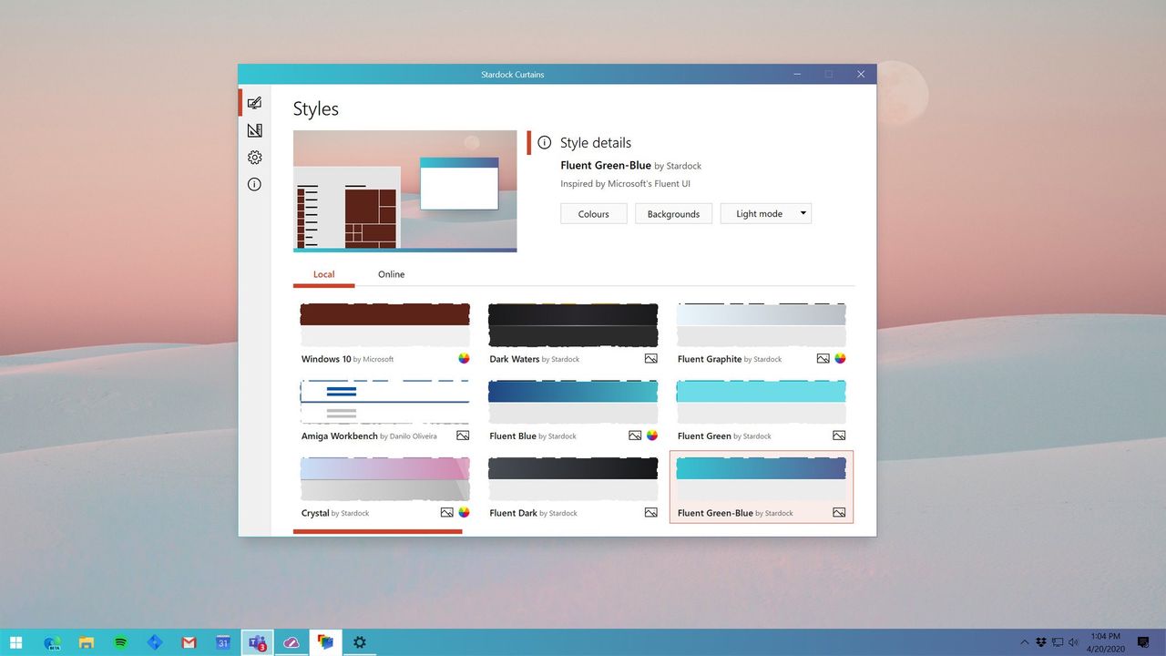 Curtains UI Style
