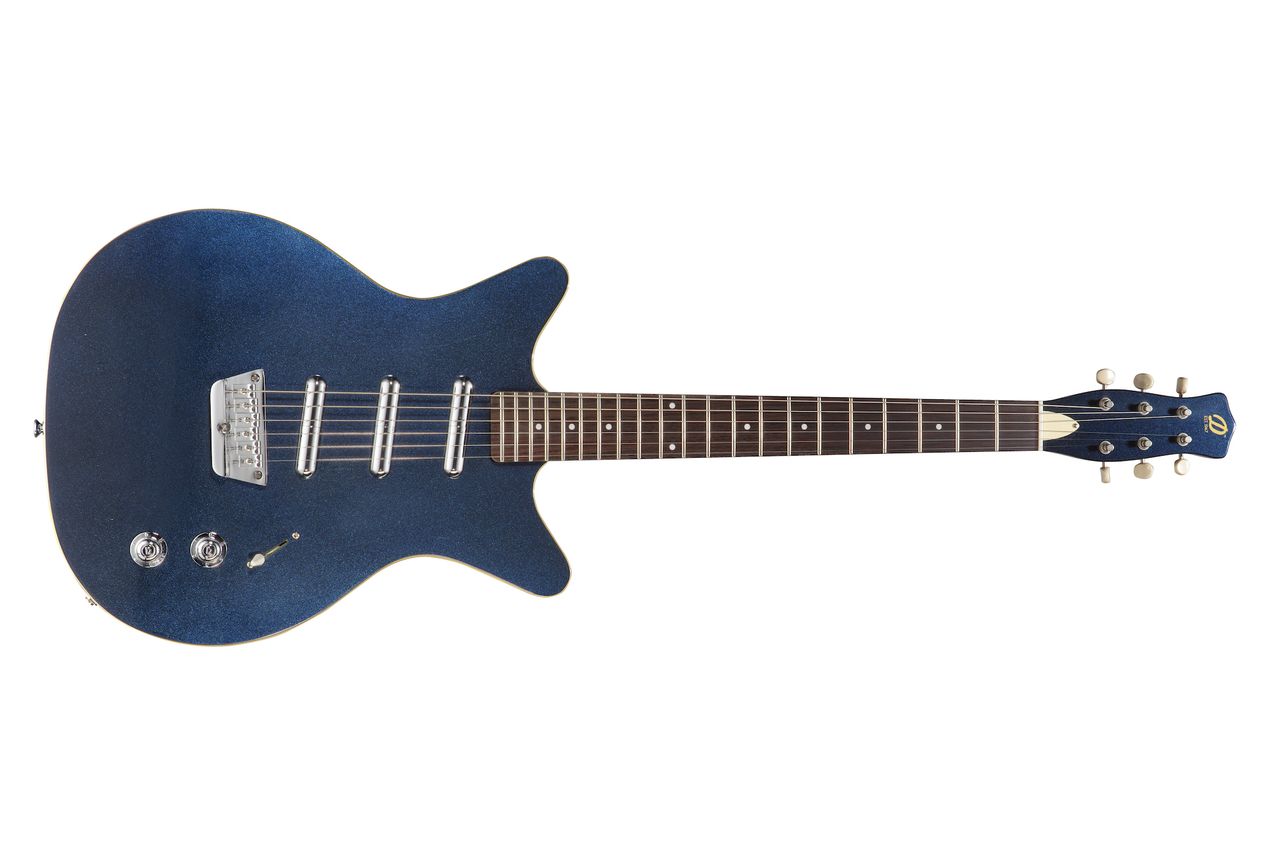Danelectro's '59 Triple Divine in Blue Metallic