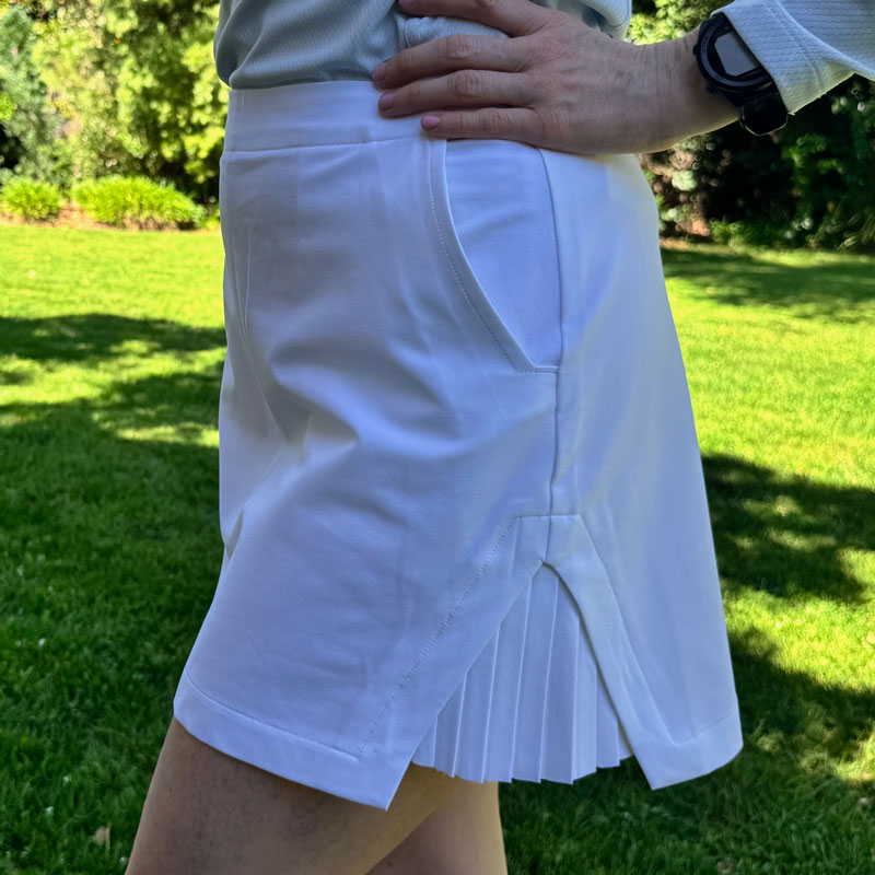 Dunning Golf Player Fit Stretch Performance Pleated Skort