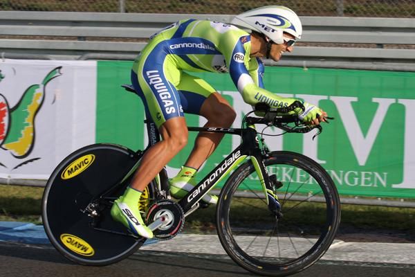 Daniele Bennati (Liquigas) put in a very fast ride.