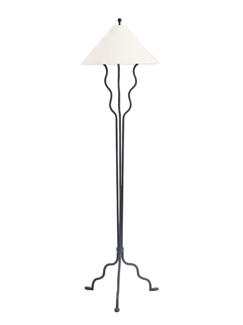 Beatrice Wavy Shaded Floor Lamp