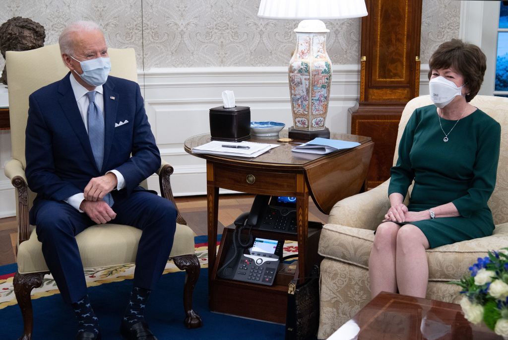 Joe Biden and Susan Collins.