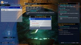 Final Fantasy 7 Rebirth weapon upgrades