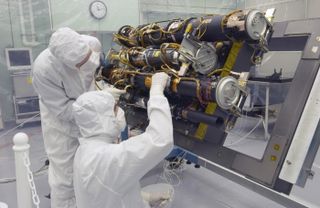 There are some species of microbes that seem to exist only in cleanrooms, the zones where spacecraft are prepared for flight.