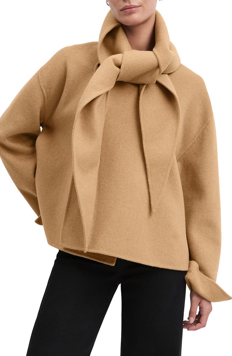 The Jamie Wool Blend Scarf Coat