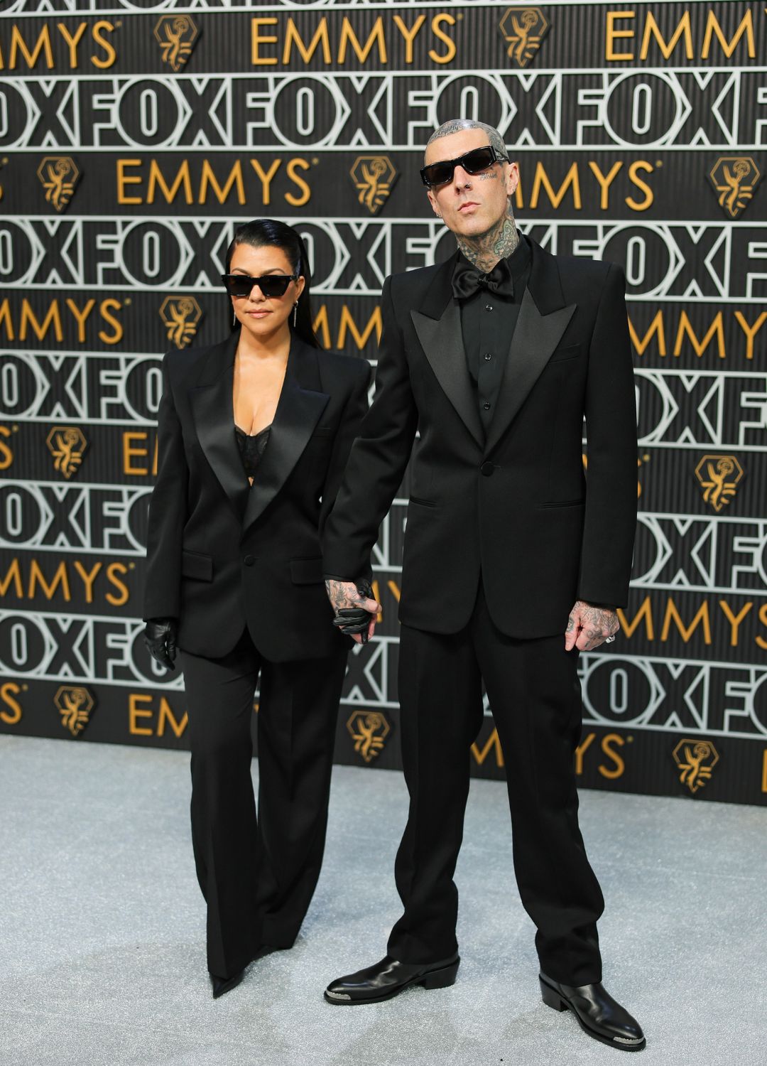 Kourtney Kardashian and Travis Barker