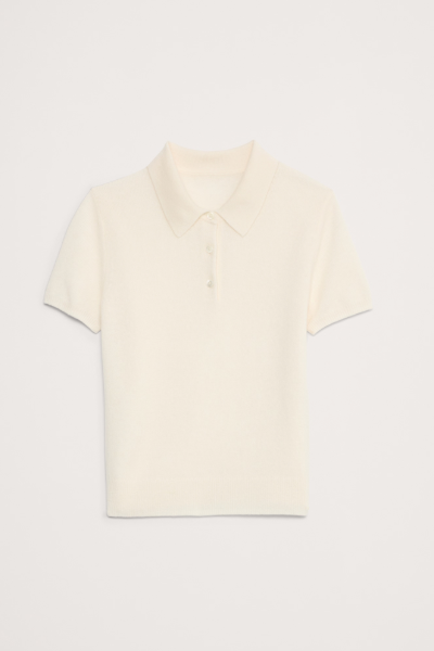 Banana Republic, Lightweight Cashmere Short-Sleeve Sweater Polo