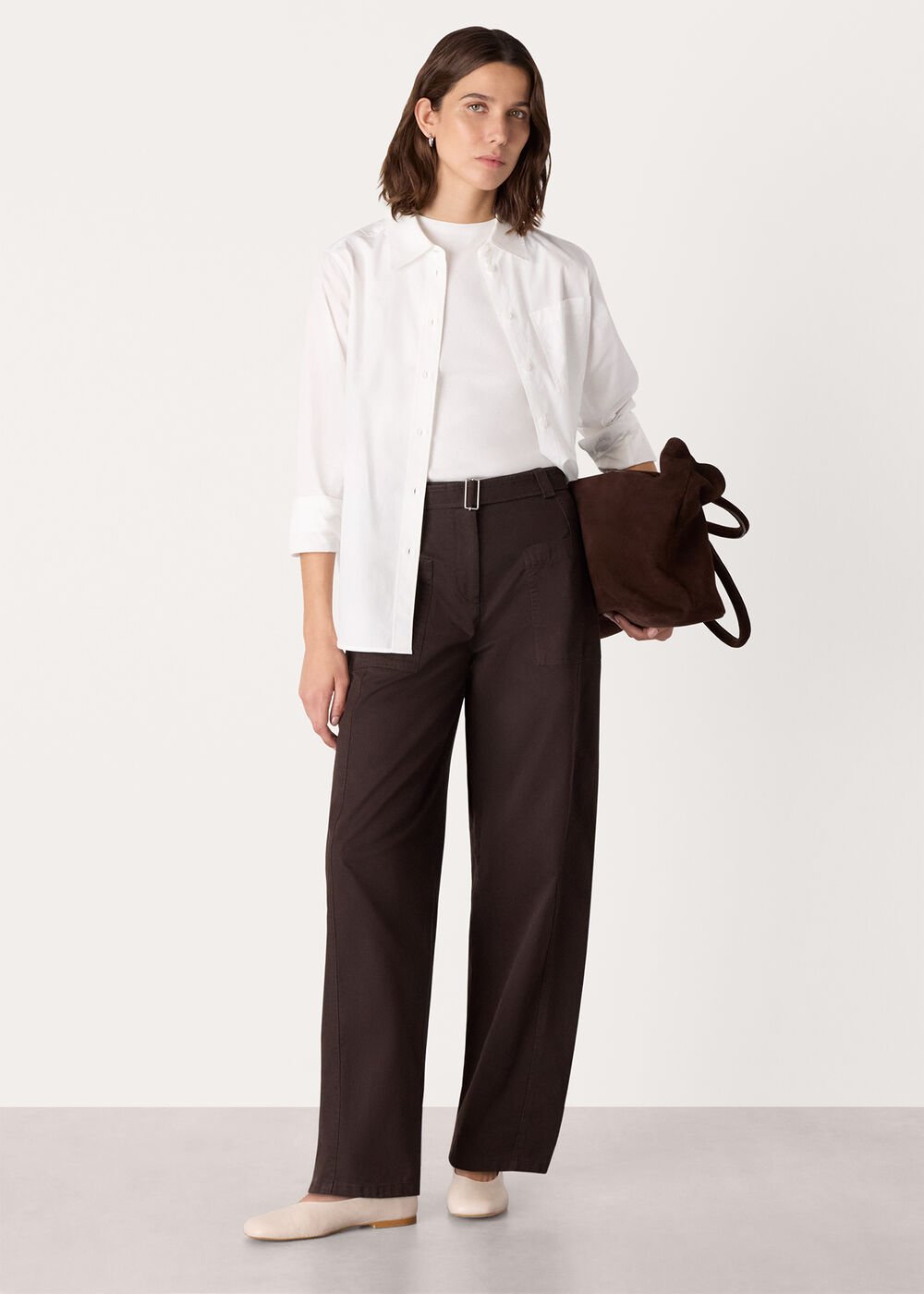 White Relaxed Fit Shirt