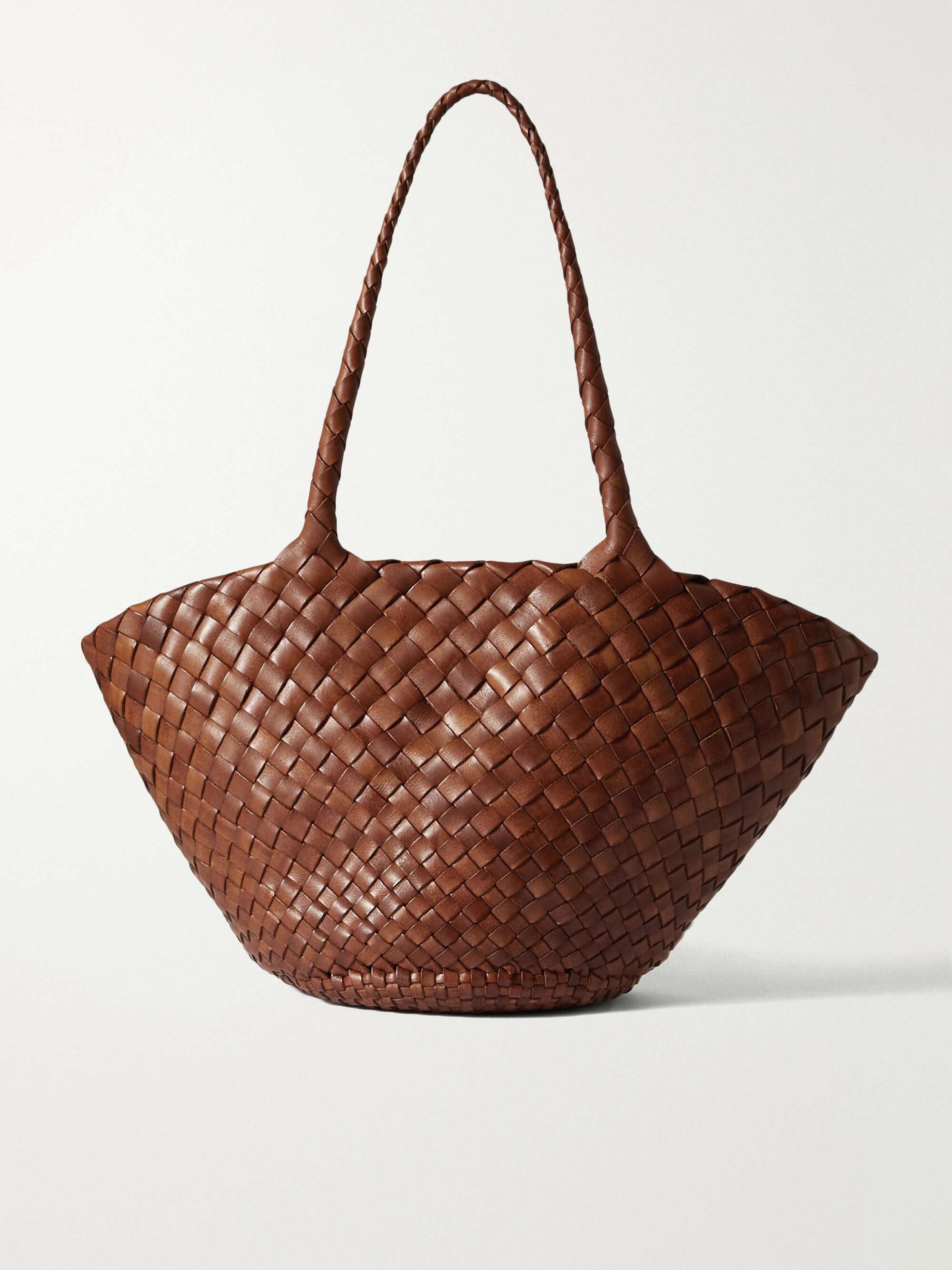 Egola Woven Leather Tote