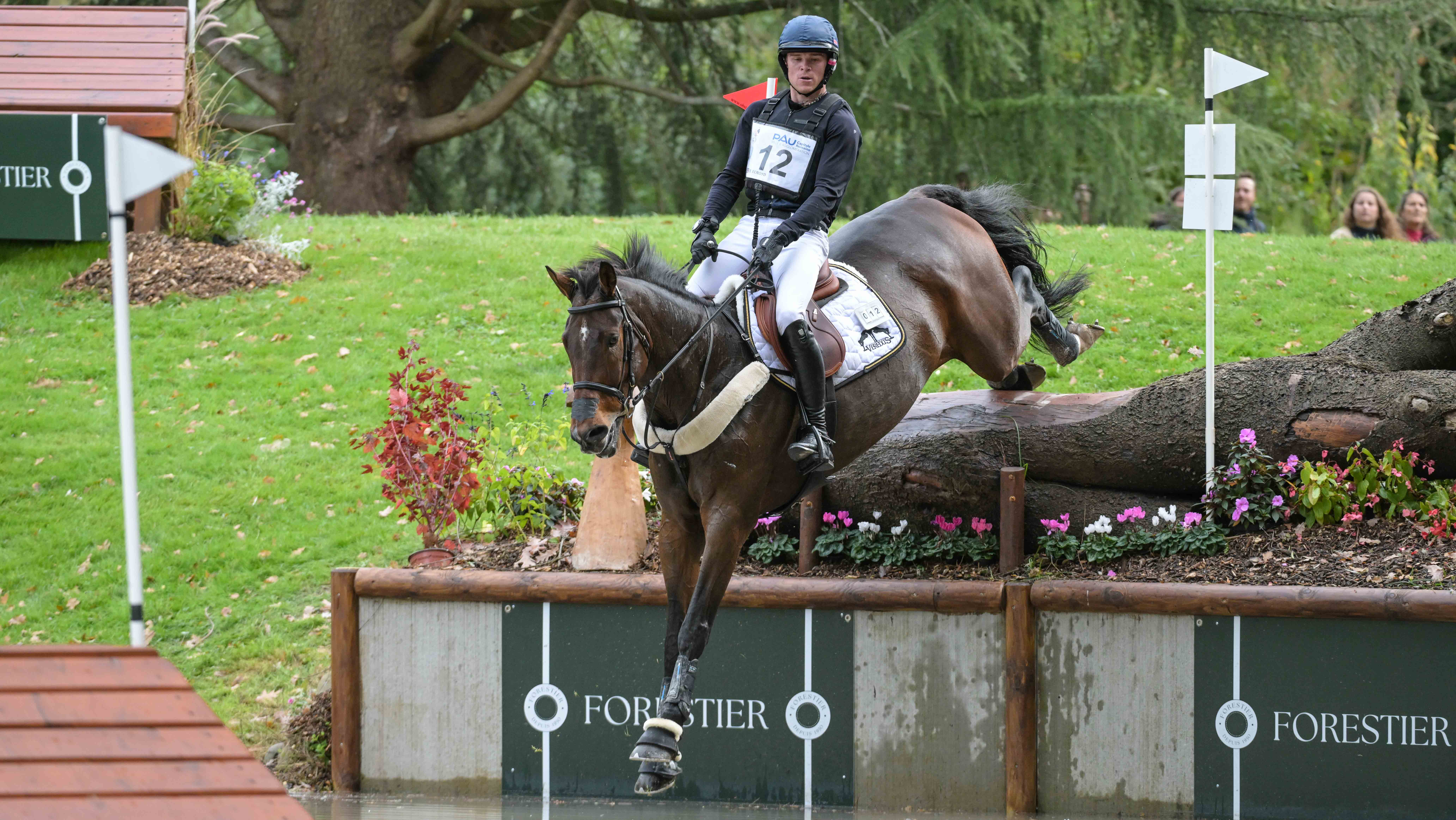 Sam Ecroyd and Boleybawn Lecrae on Pau Horse Trials cross-country