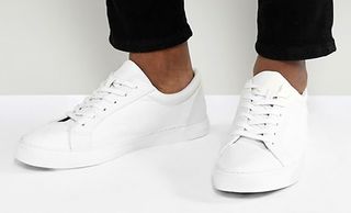 asos white trainers