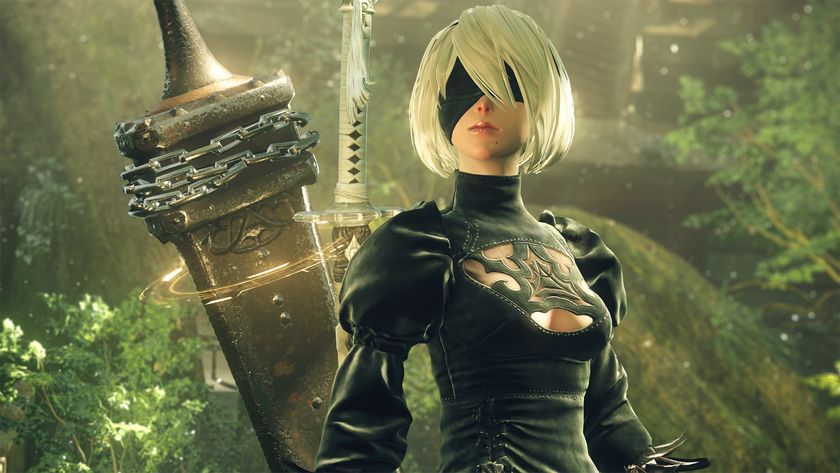 A screenshot of one of the best RPGs ever made, Nier: Automata