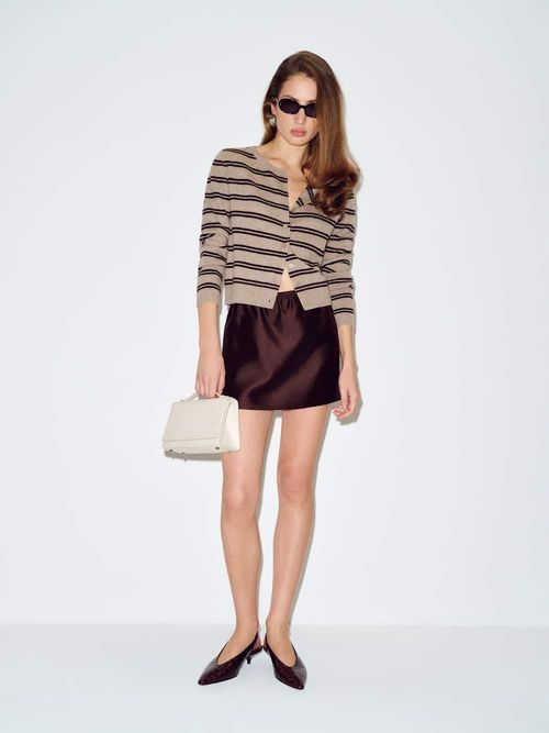 Clara Cashmere Crew Cardigan