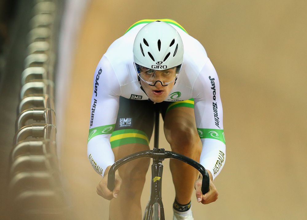 Australian track sprinter Matthew Glaezter