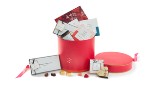 The Delicious Getaway Hatbox from Pierre Marcolini, one of the best Valentine's Day hampers for 2022
