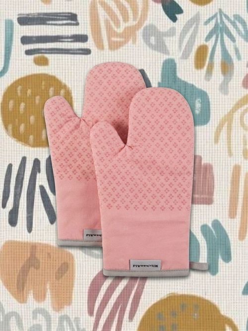 Asteroid Solid Textured Oven Mitt & Reviews | Wayfair