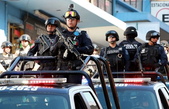 Police in Veracruz, Mexico.