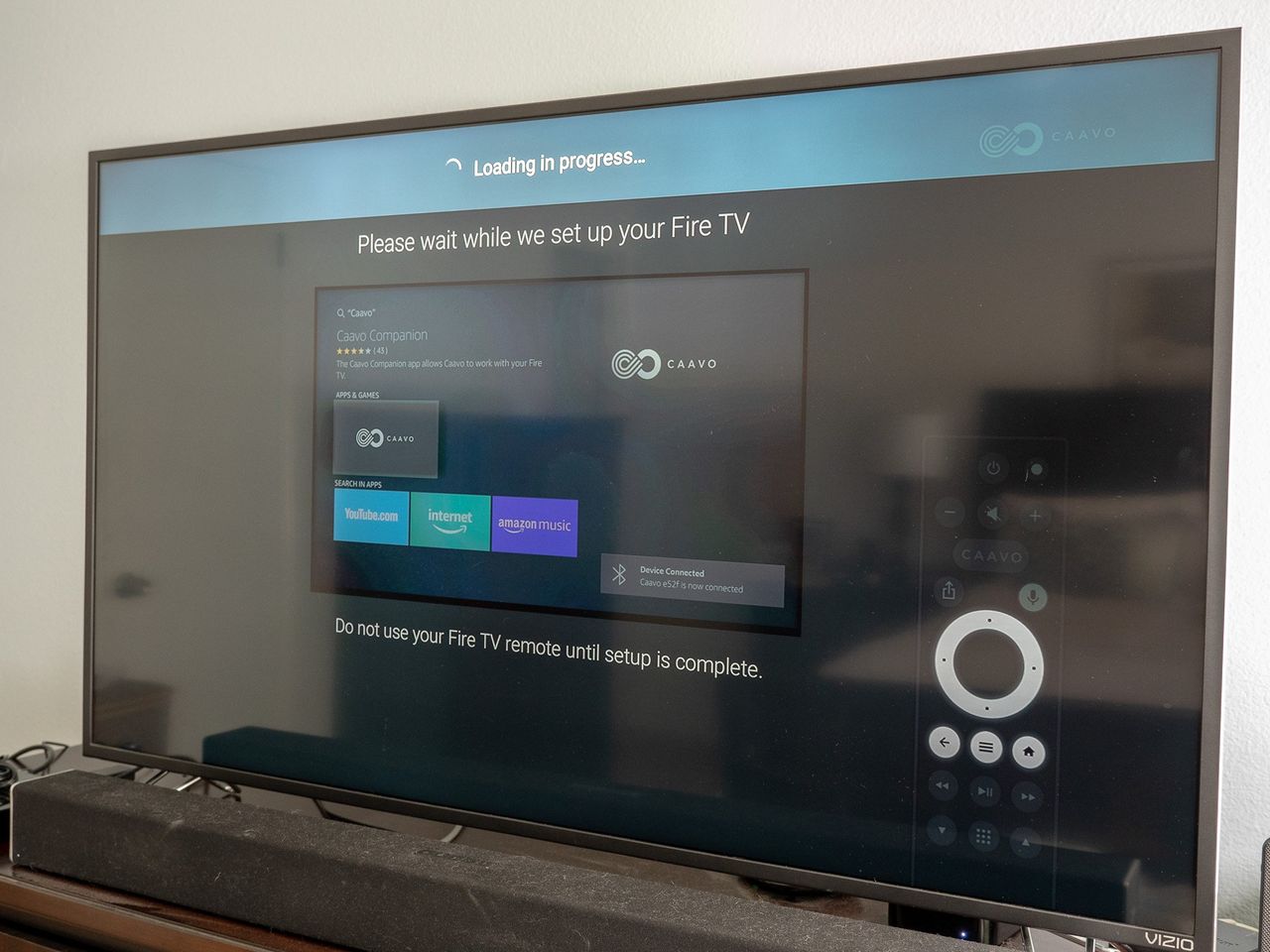 Caavo Control Center Setup