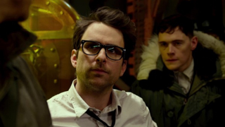 Charlie Day and Burn Gorman in Pacific Rim