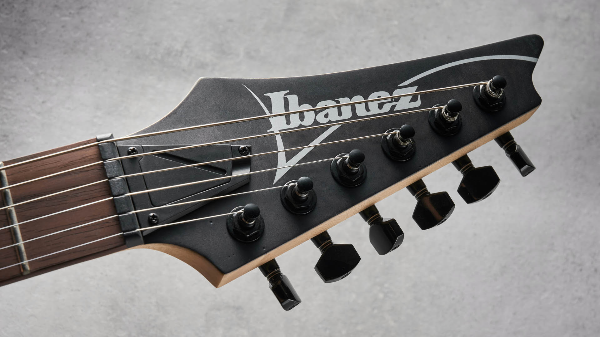 The Ibanez Standard Series RGR431PB finished in Charcoal Gray Flat
