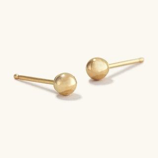 Mejuri Gold Sphere Stud Earrings