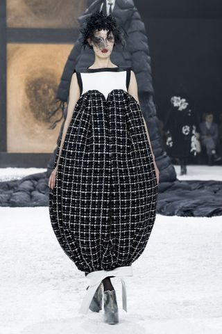 A model walks the runway during the Thom Browne Ready to Wear Fall/Winter 2024-2024 fashion show as part of the New York Fashion Week on February 14, 2024 in New York.