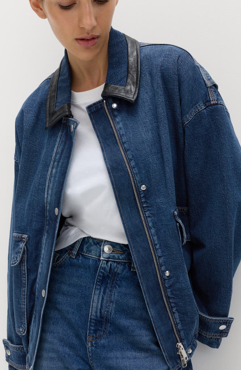 Denim Bomber Jacket