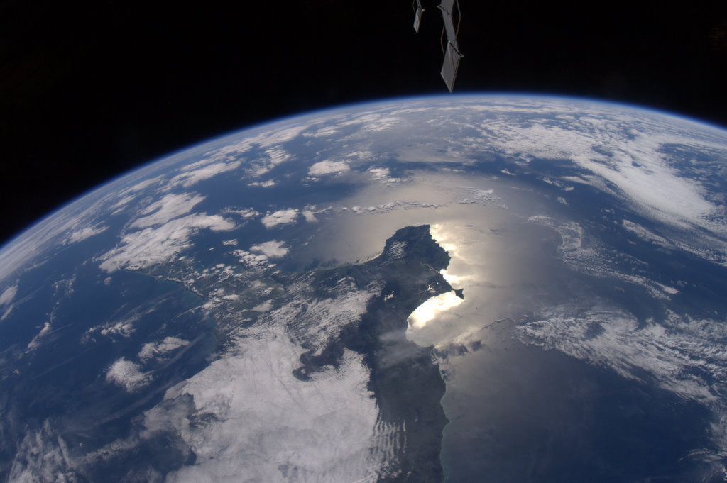 This photo of Earth from the International Space Station was taken by NASA astronaut Ron Garan, who has been blogging about the planet&#039;s beauty on his website Fragile Oasis. This image, taken on April 15, 2011, was Garan&#039;s first photo sent via Twitter. 