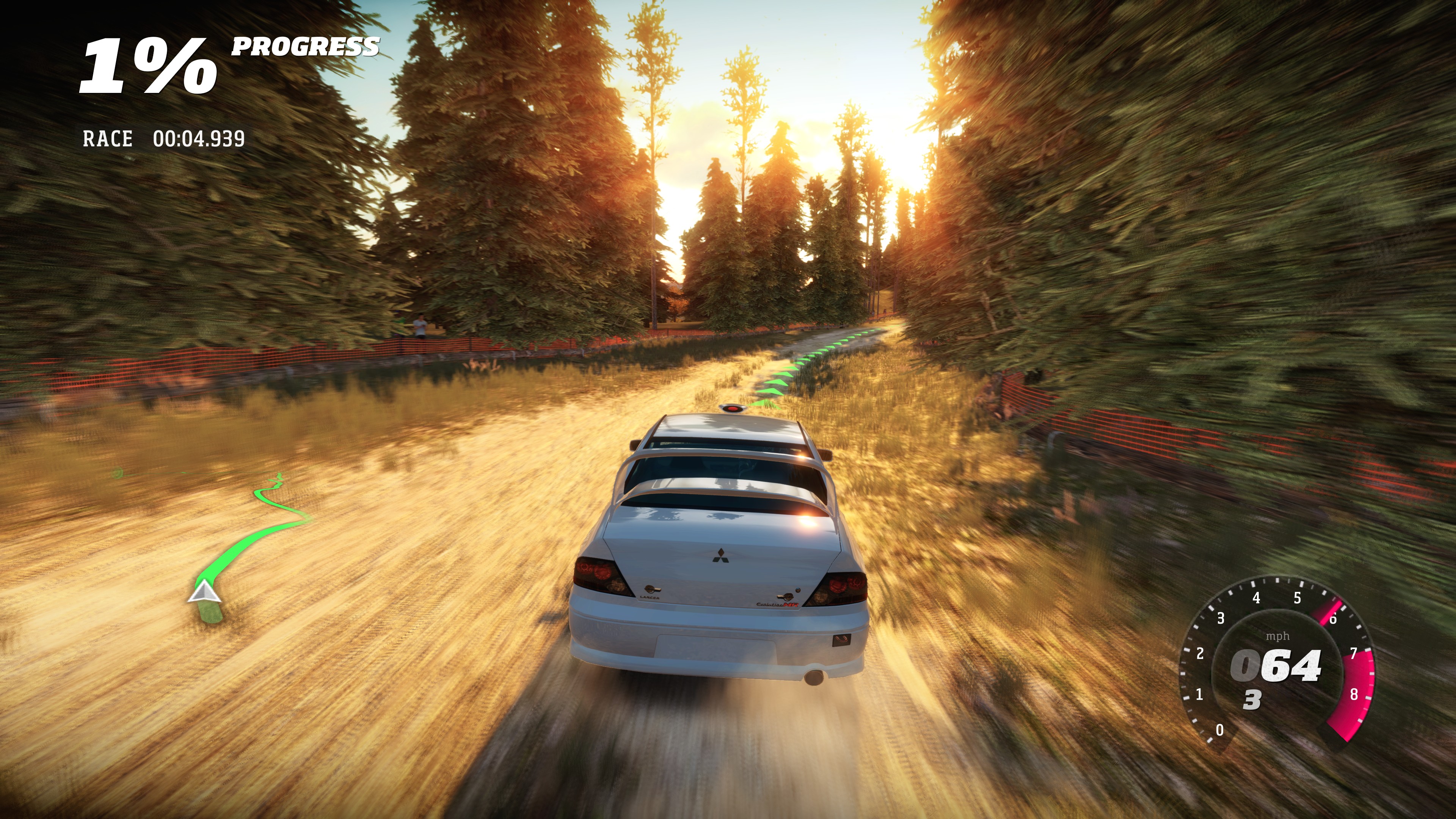 Screenshots of racing in the original Forza Horizon