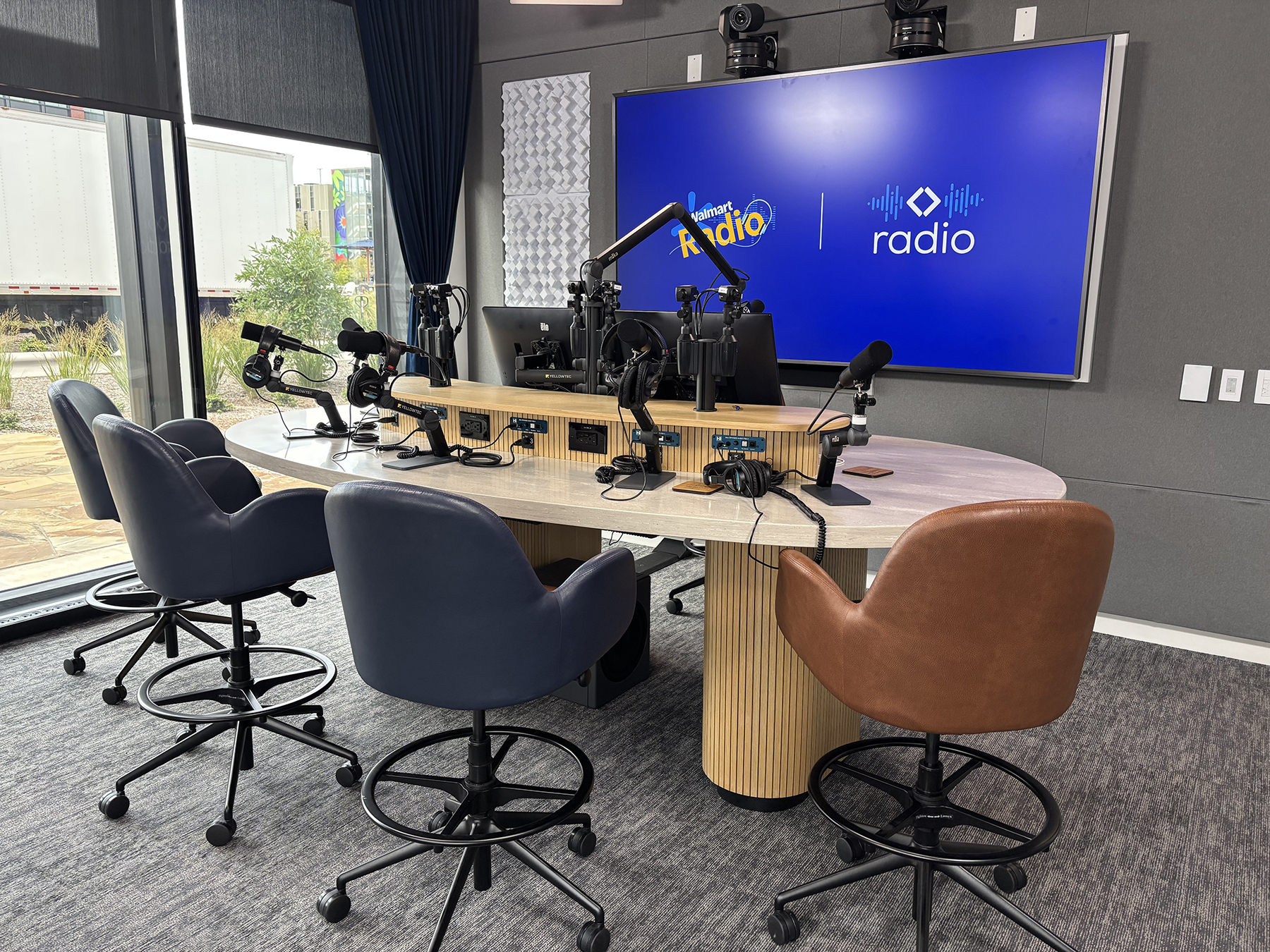 The new cameras being used at Walmart&#039;s podcast and production studios.