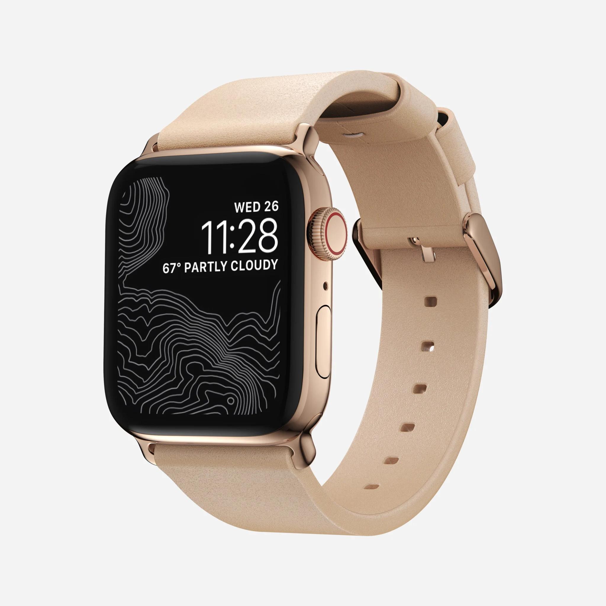 Nomad Modern Slim Strap Gold