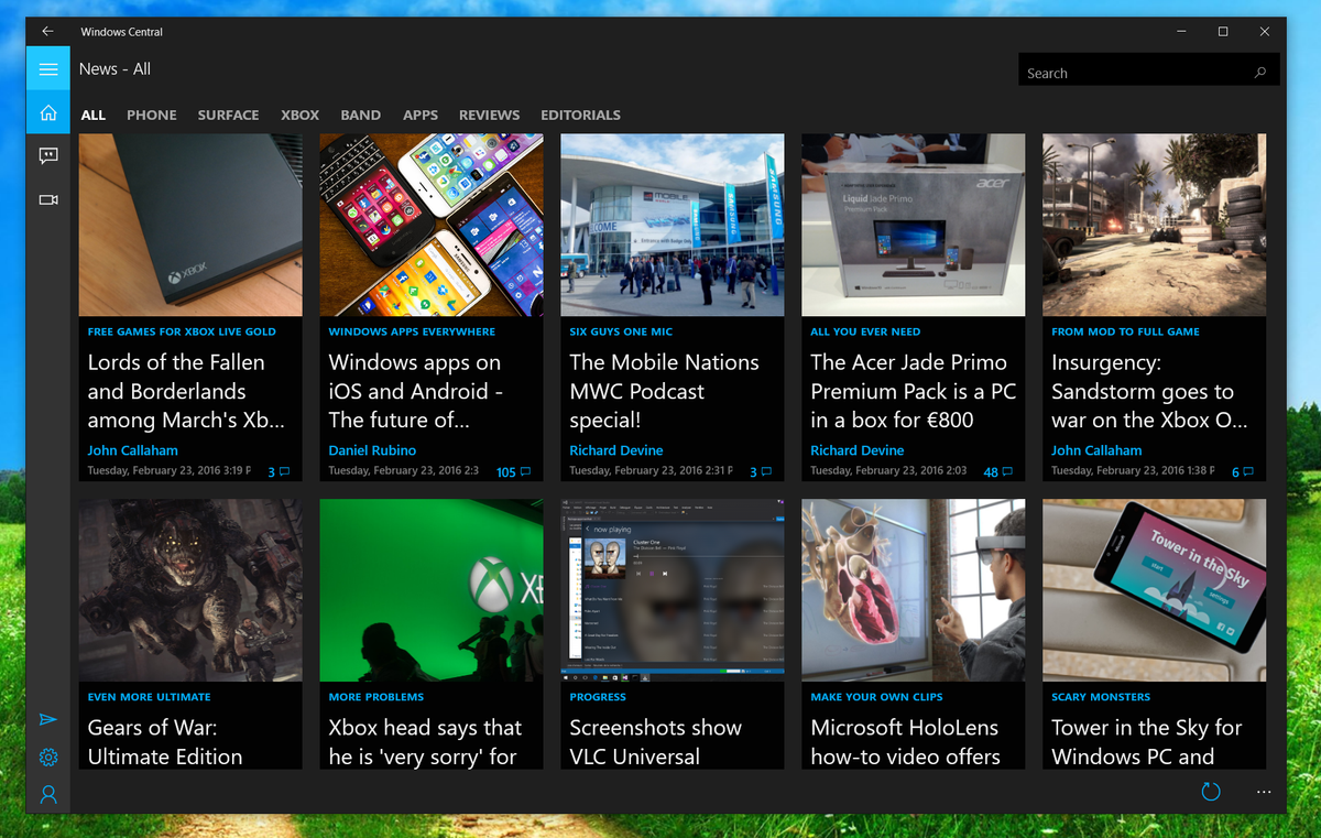 Windows Central app build 14 coming soon with more fixes and