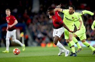 Pogba and United made life tough for Barcelona in the first leg at Old Trafford