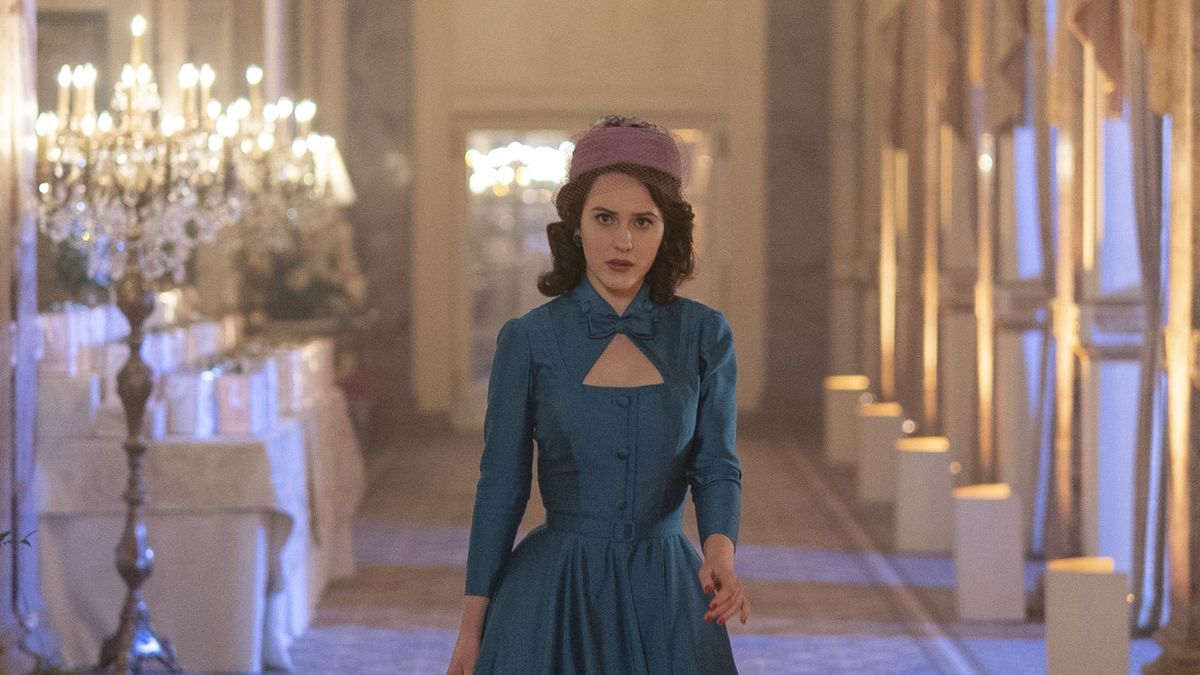 Rachel Brosnahan in The Marvelous Mrs. Maisel